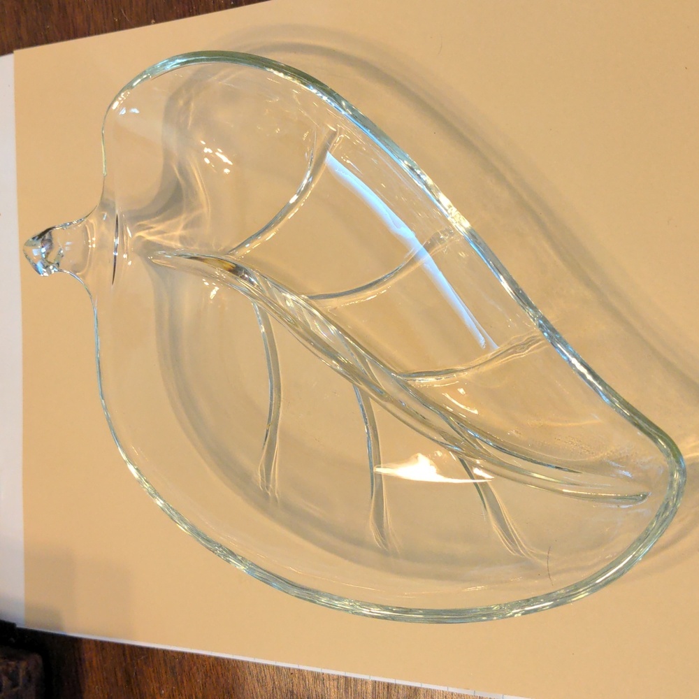 Retro Clear Serving Dish